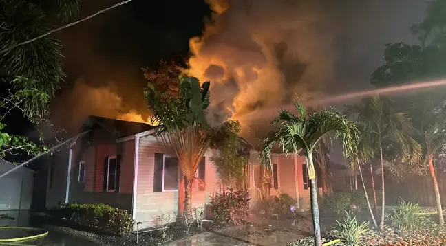 Fire damage restoration